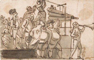 Scena elettorale da Paul Sandby
